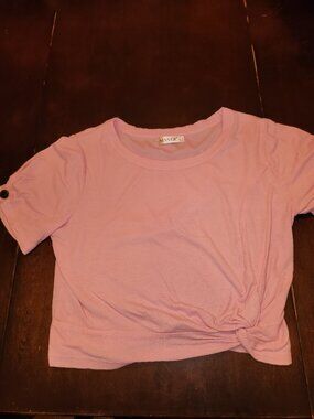 Pink crop top